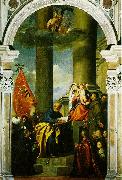 TIZIANO Vecellio Madonna with Saints and Members of the Pesaro Family  r china oil painting reproduction